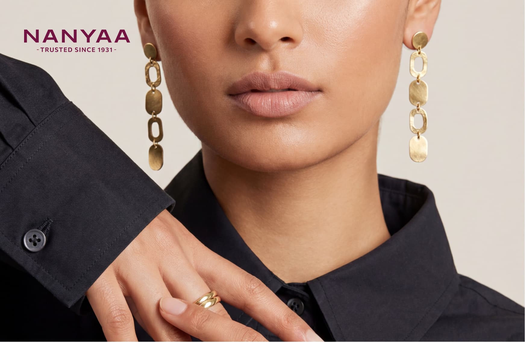 Nanyaa jewellery campaign visual